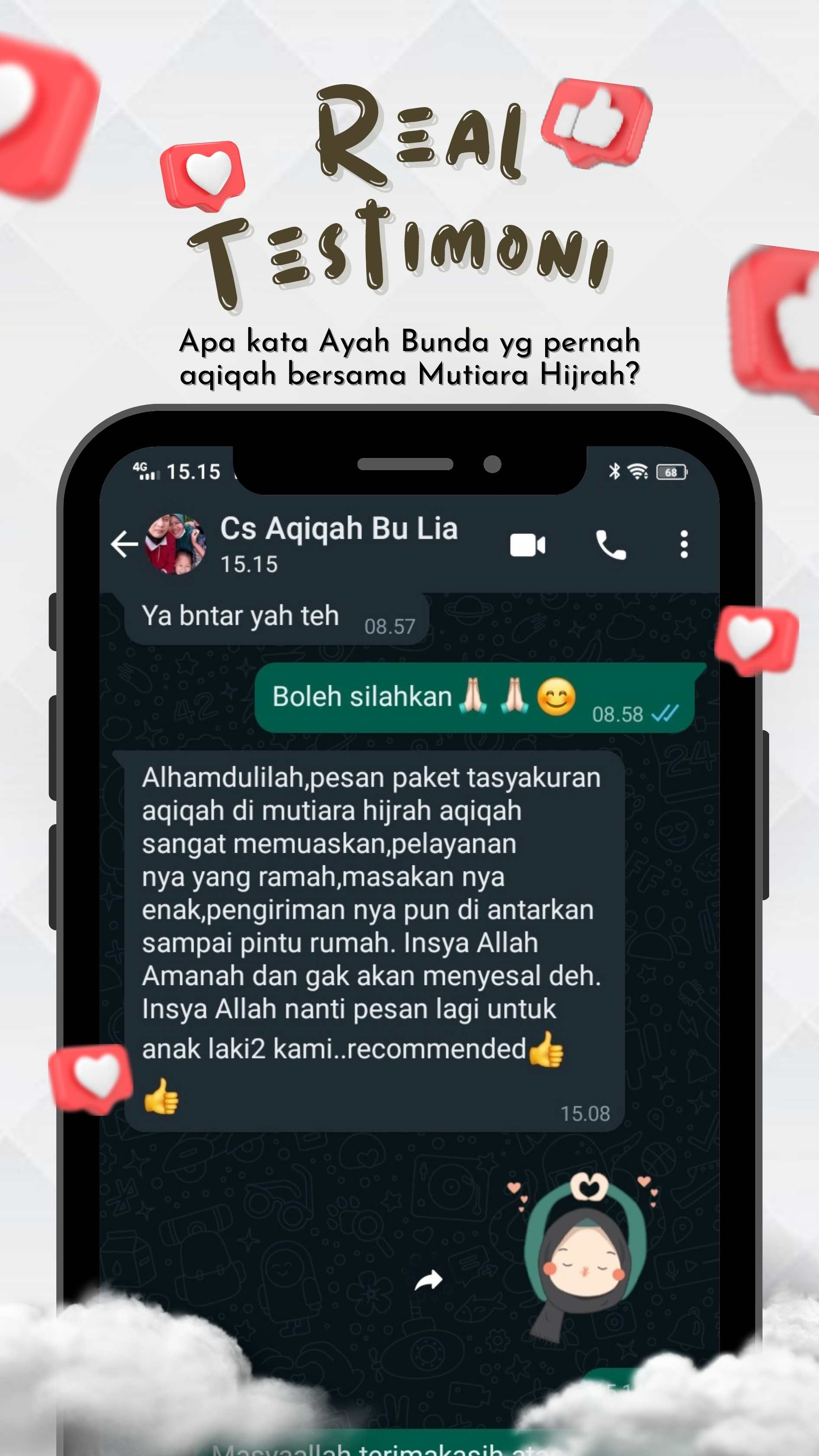 Penyedia Jasa Akikah Nanggewer Mekar Cibinong Bogor