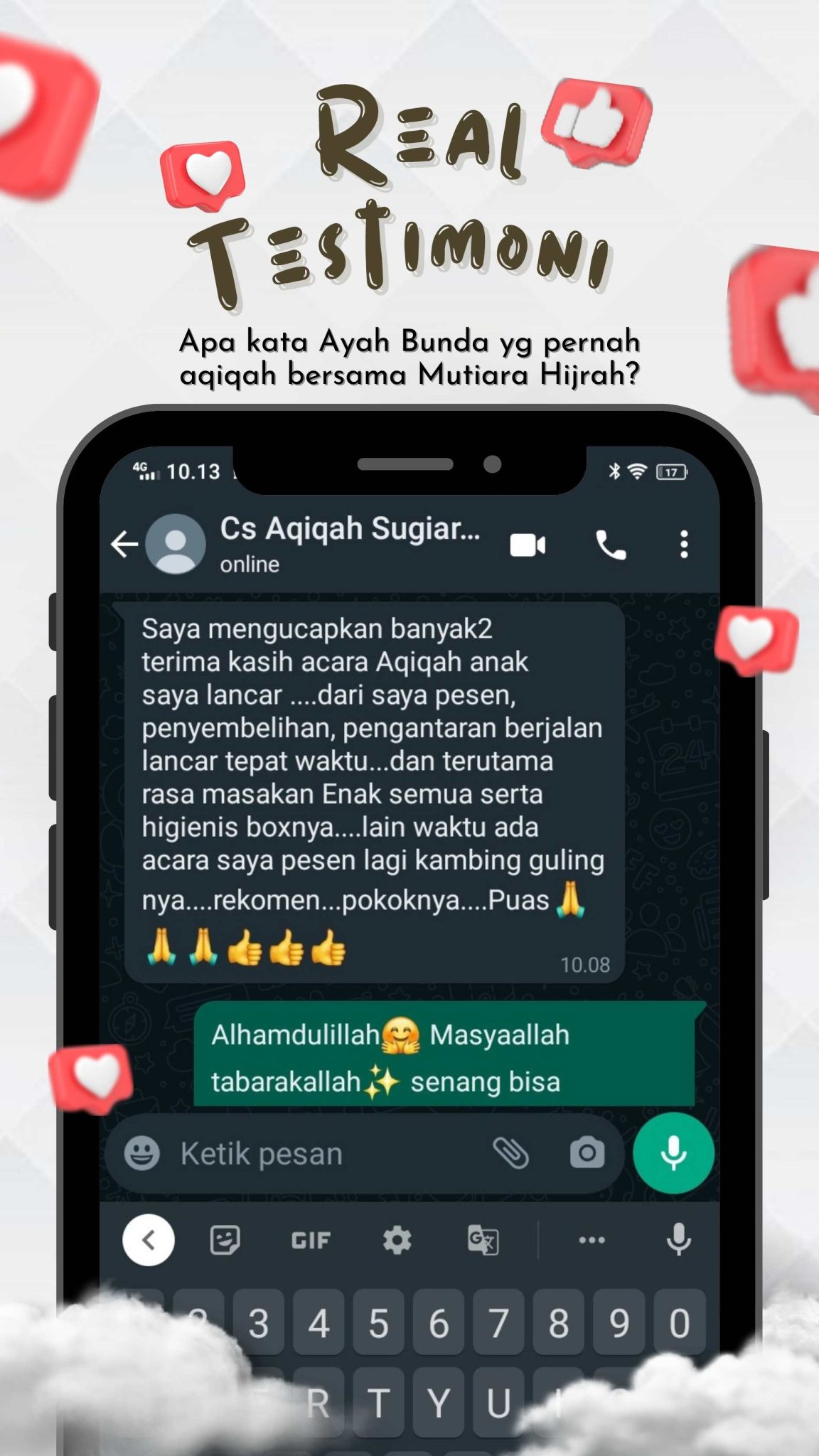 akikah Kemang Bogor